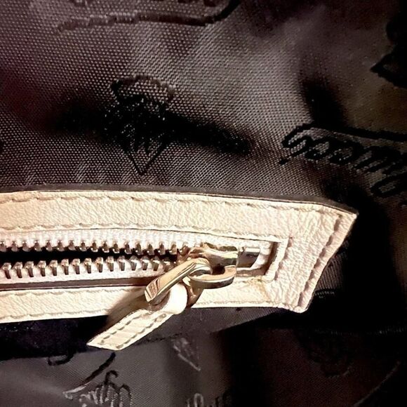 Vintage Gucci Pop Ivory leather tote bag with white bamboo handles - Picture 10 of 16